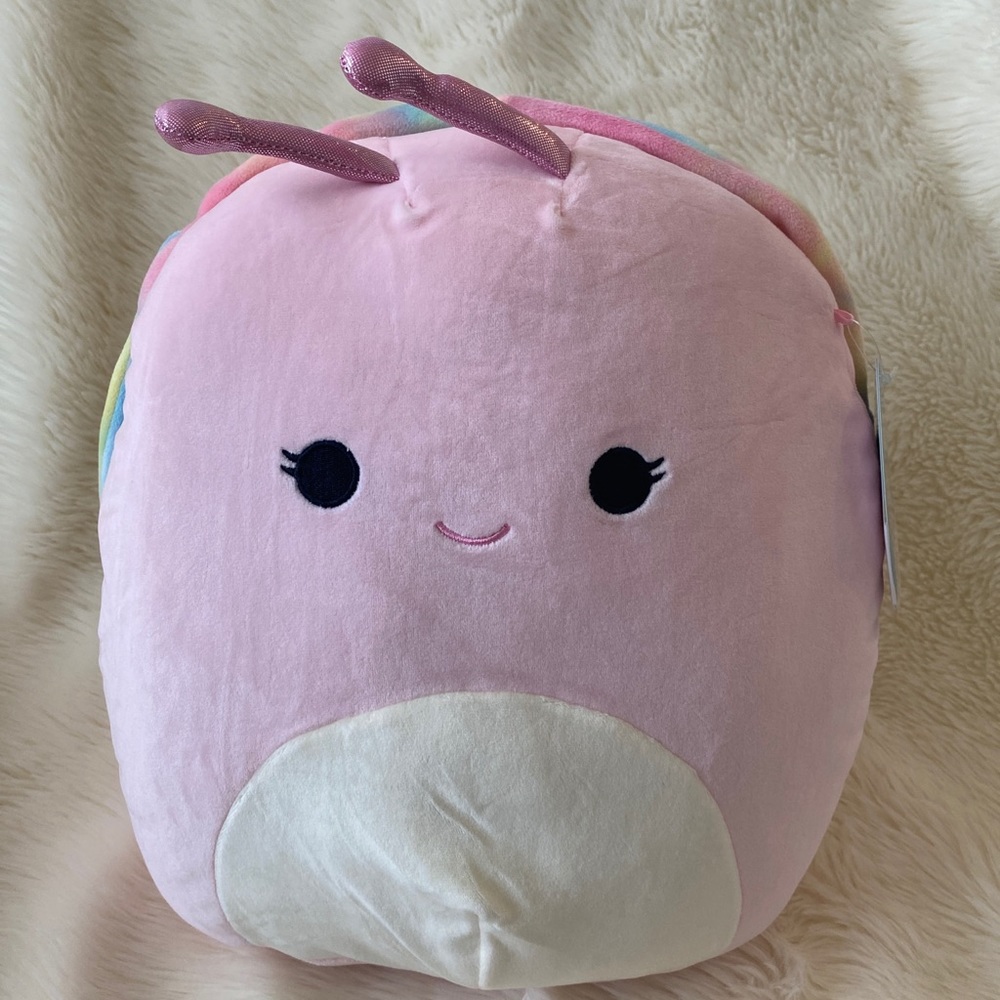 NWT Squishmallows 12” Silvina the Snail Tie Dye